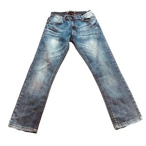 Akademiks womens  weathered denim jeans size 12
